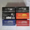 Clearance pallet of Pokémon trading cards, original packaging
