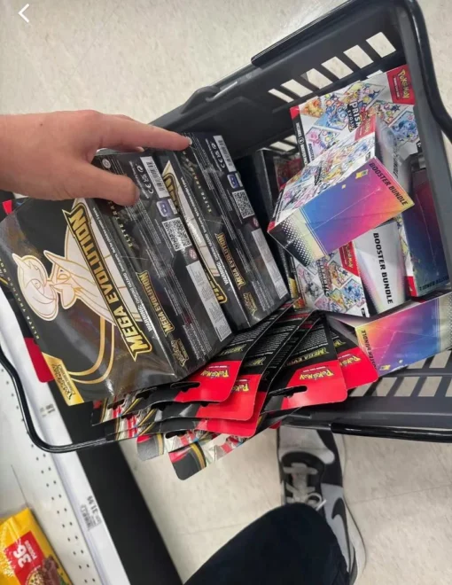 Purchase of sealed pallets of Pokémon trading cards in Europe