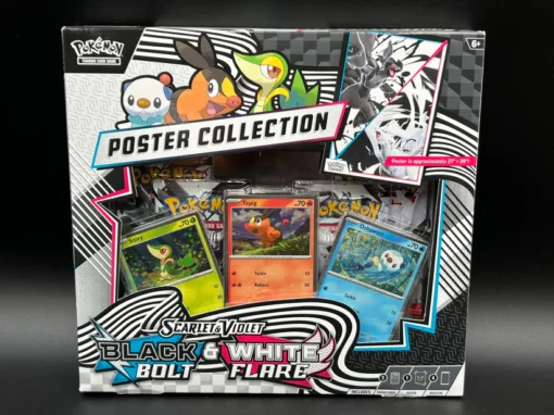 Unova Poster Collection – SV: Black Bolt White Flare Pokémon TCG New